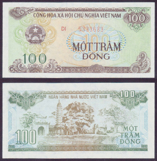 1992 Vietnam-North 100 Dong (Unc) L000985